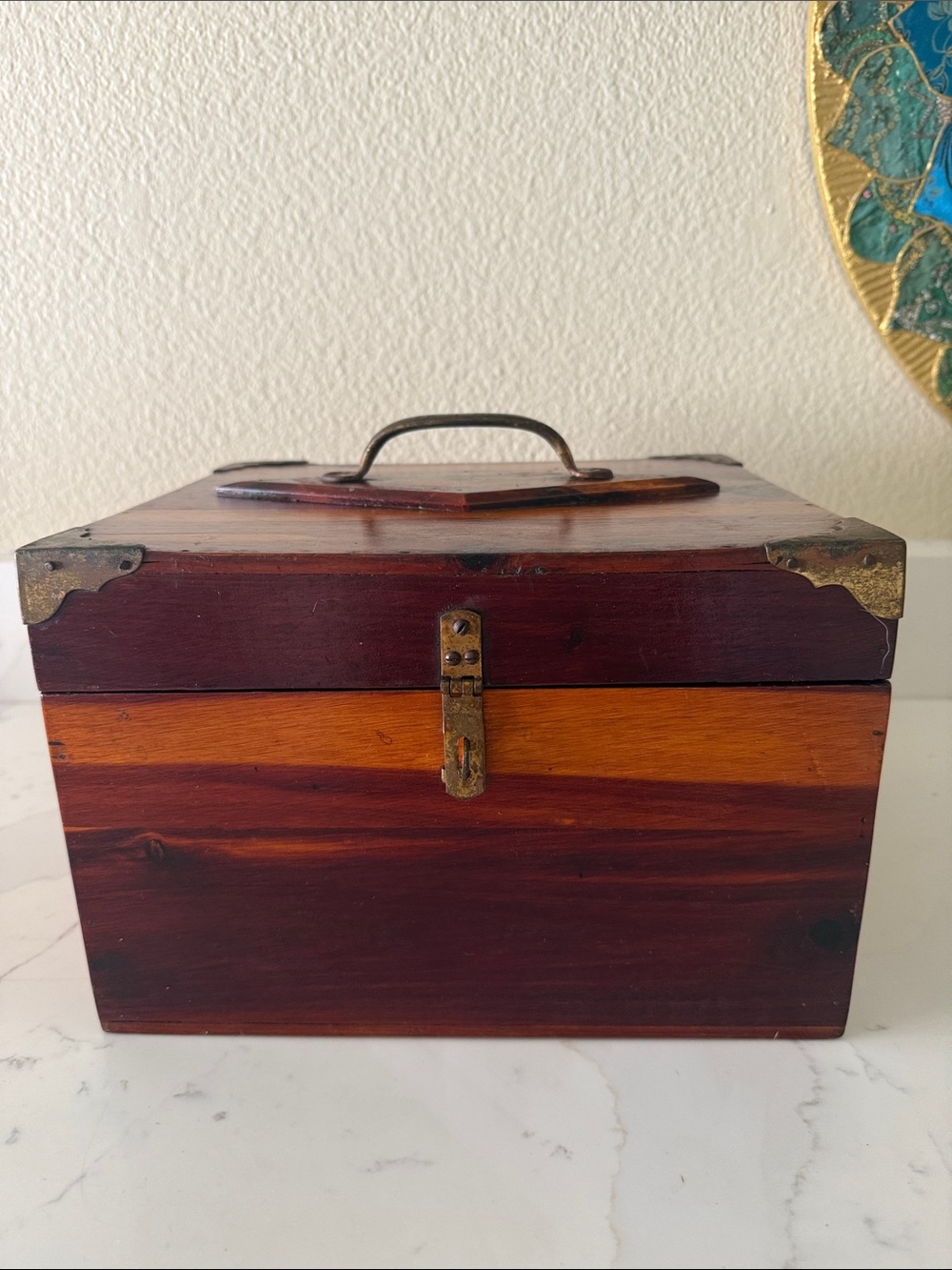 Rustic Cedar Storage Box Chest Handmade
